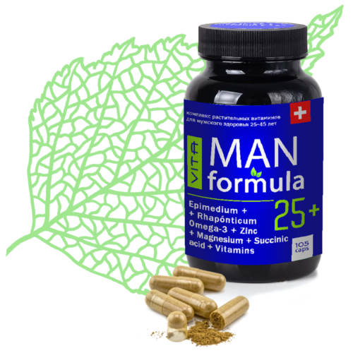 Купить ВИТА МЭН формула 25-45 лет (VITA MAN formula 25+) | Сиб-КруК ВИТА МЭН формула 25-45 лет (VITA MAN formula 25+)